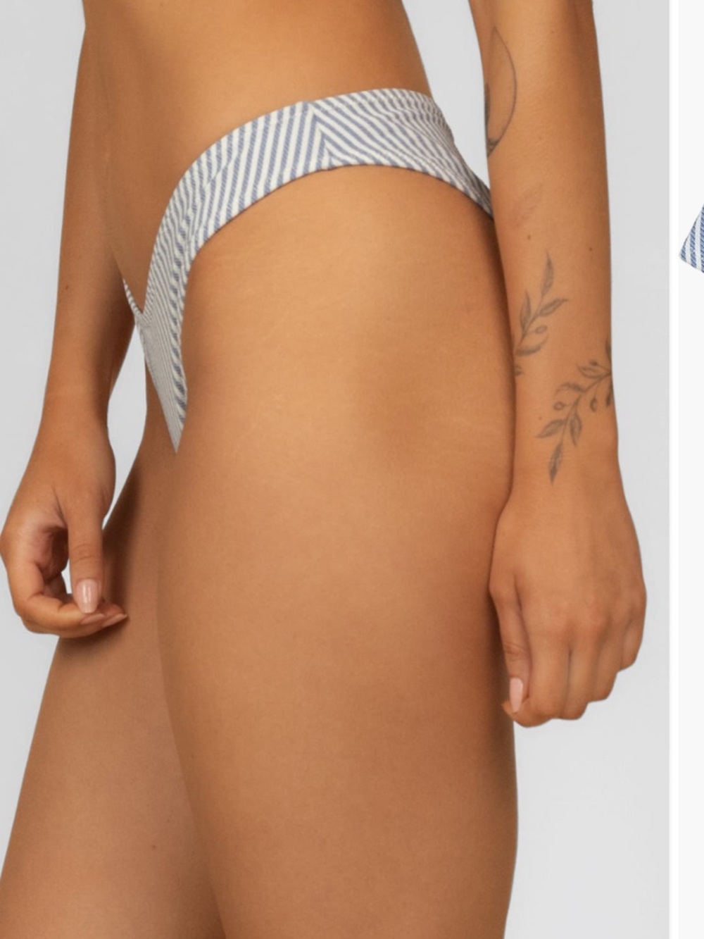 Montce Blue and White Striped Bandeau Bikini - Picture 13 of 14